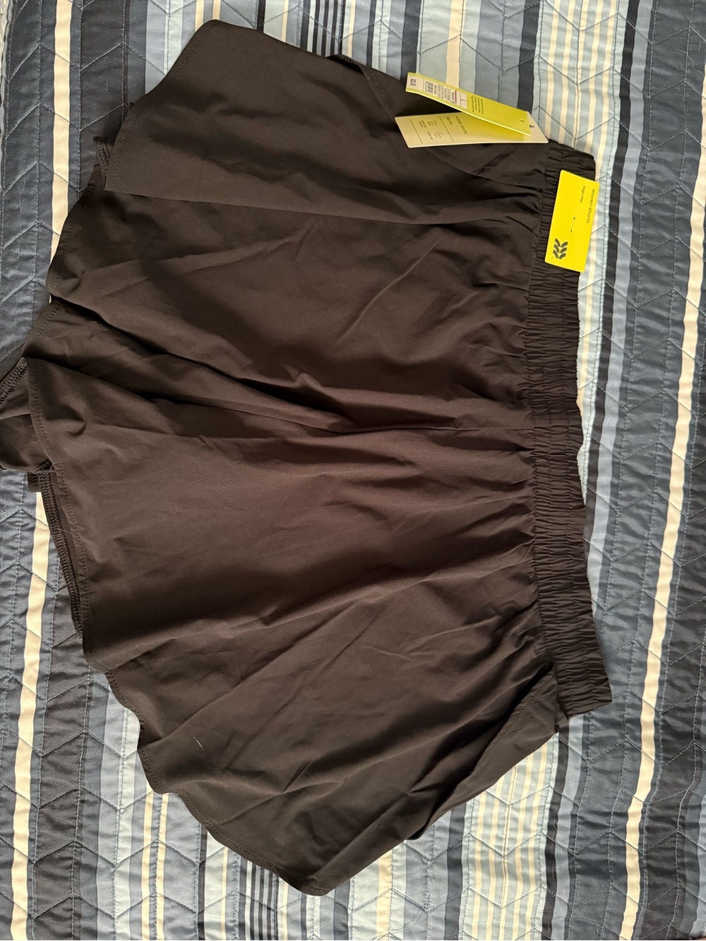 all in motion black athletic shorts